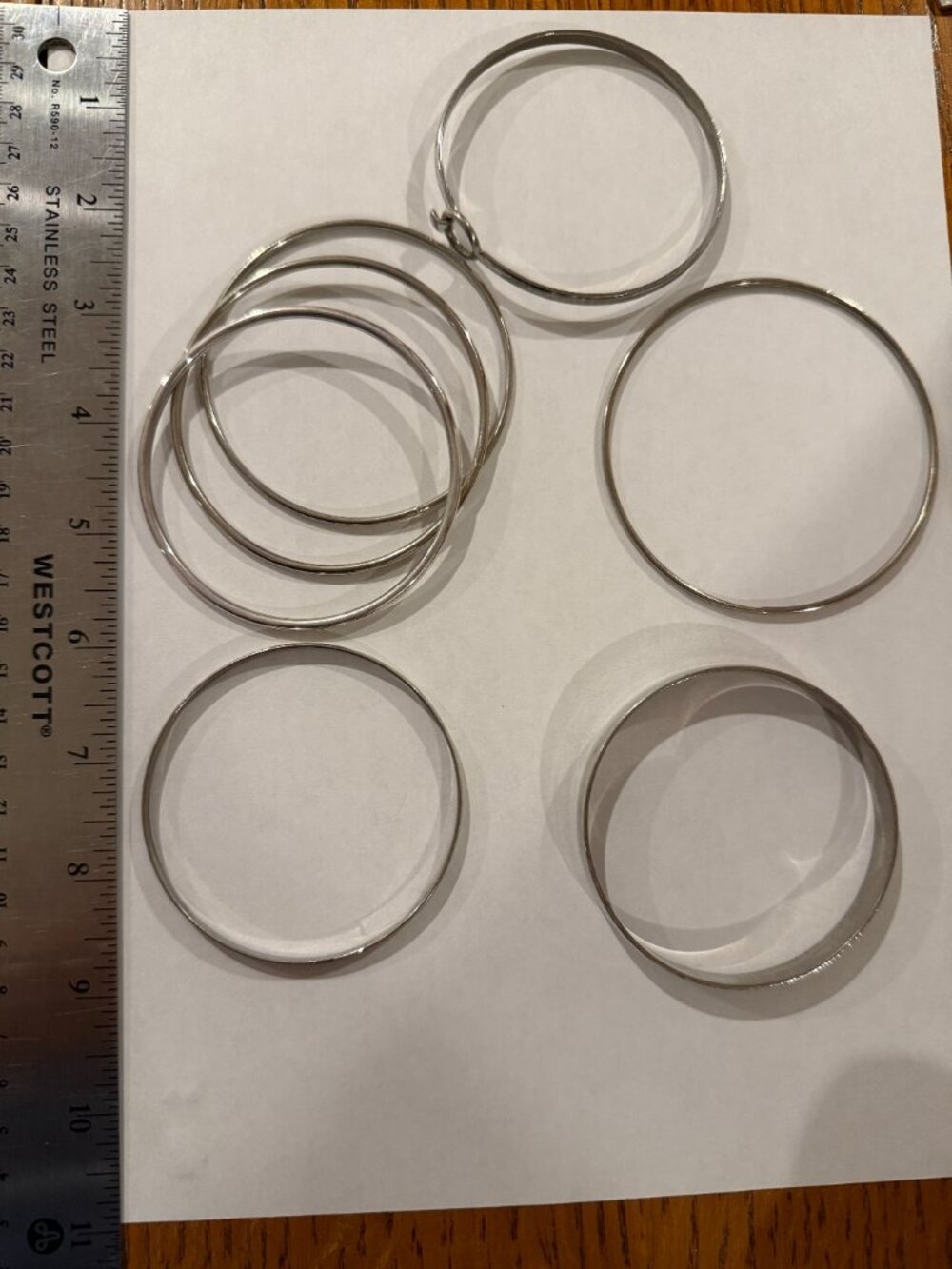Silver Bangles - Picture 3 of 3